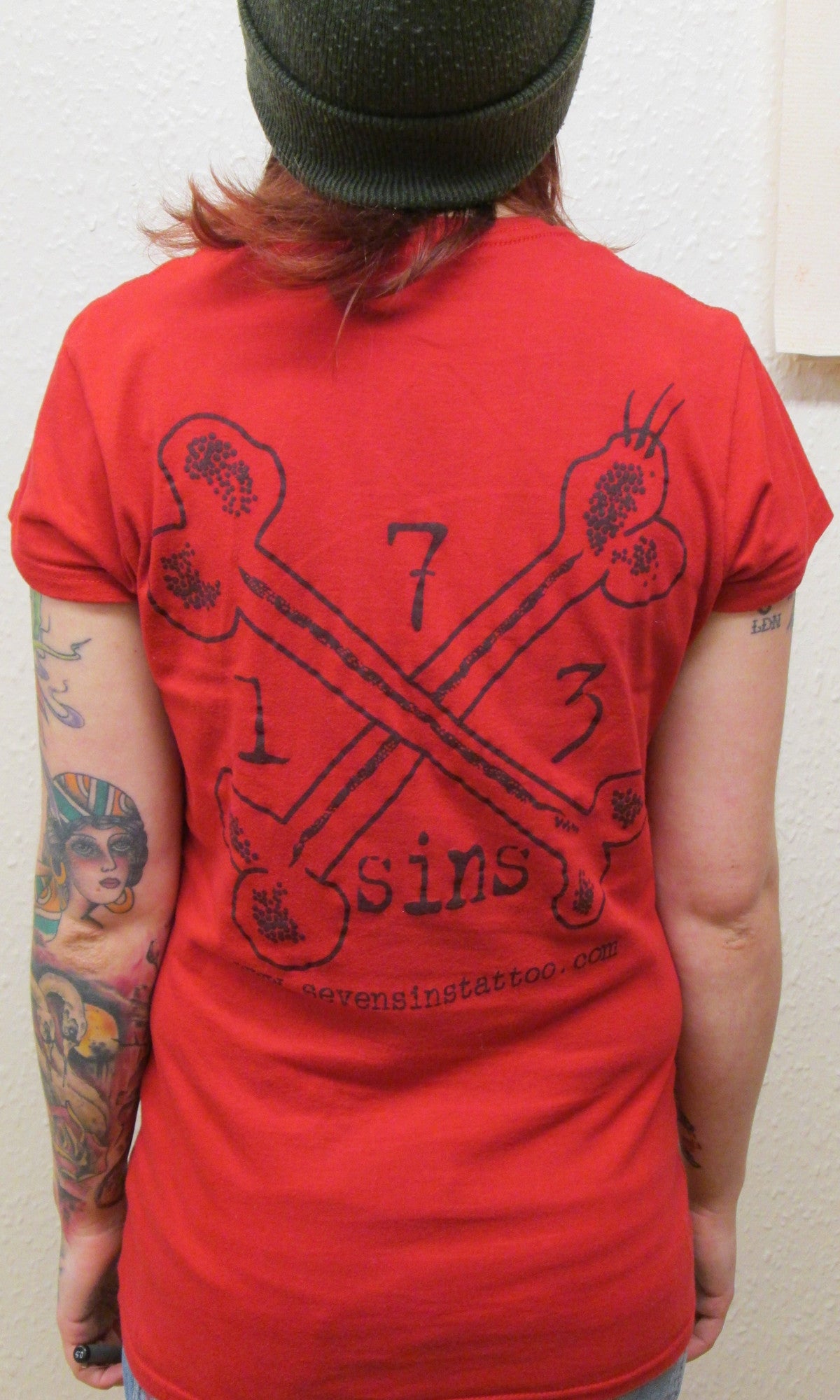 Seven Sins "13th Anniversary" T-Shirt - Seven Sins Tattoo