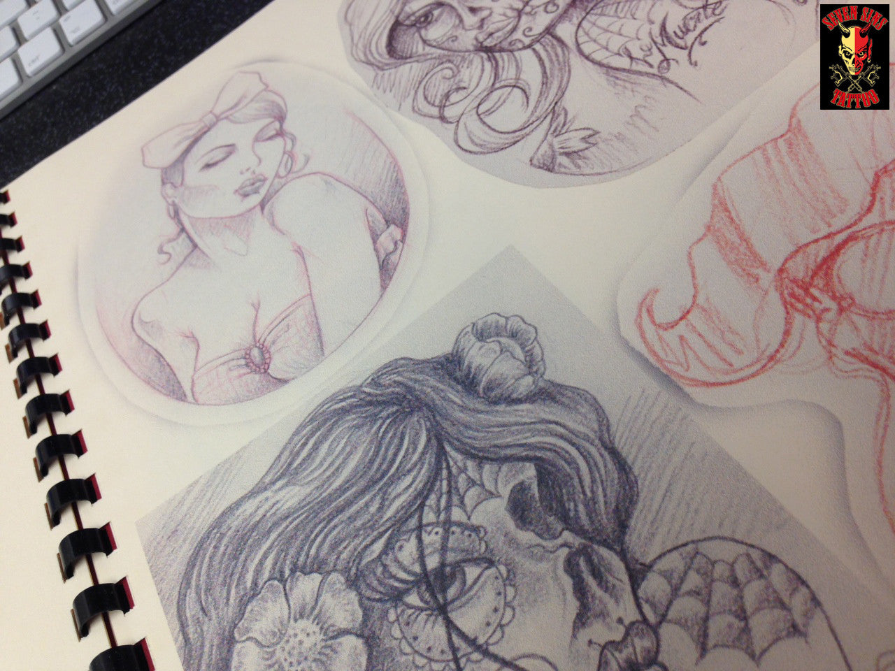 Chic 2014 SketchBook - Seven Sins Tattoo - 2