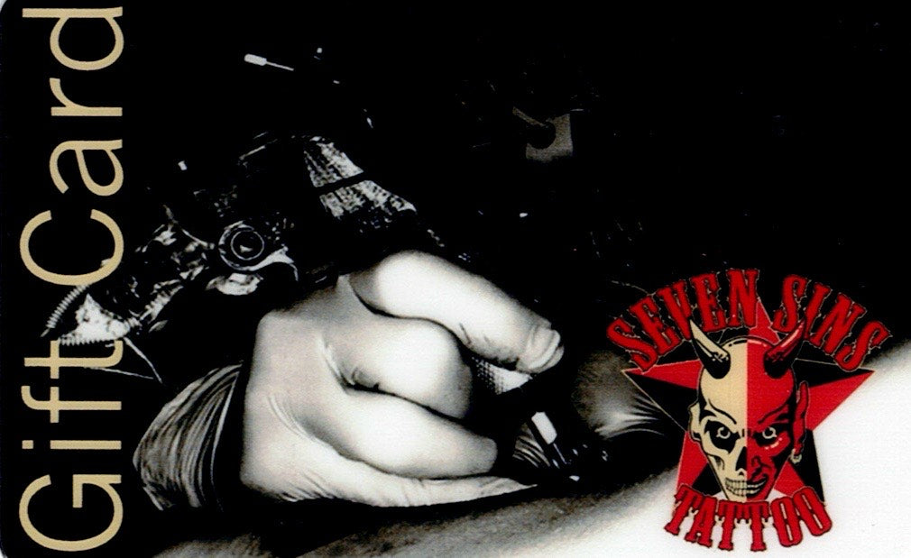 Seven Sins Tattoo - e-gift voucher