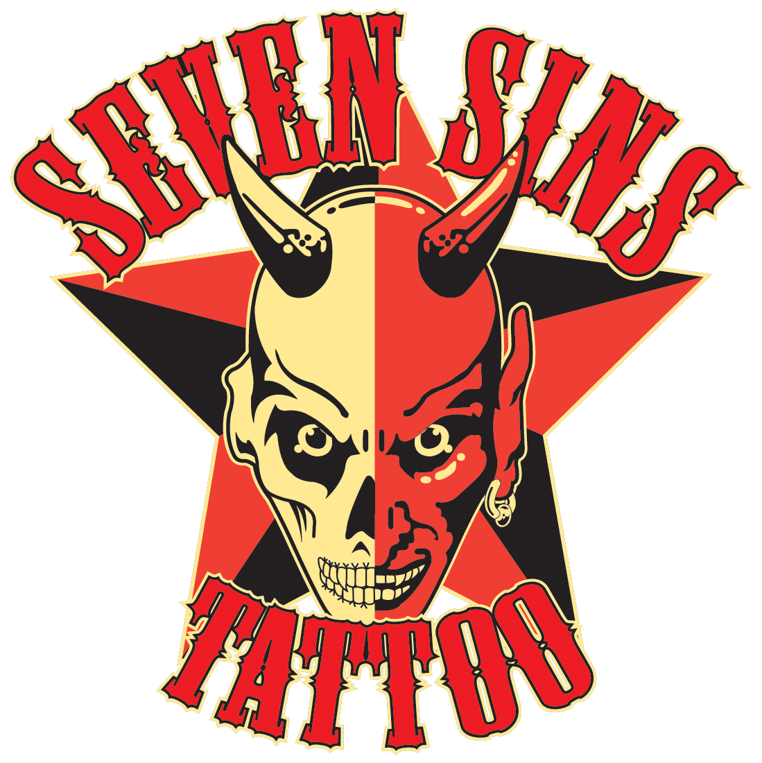 Seven Sins Tattoo logo