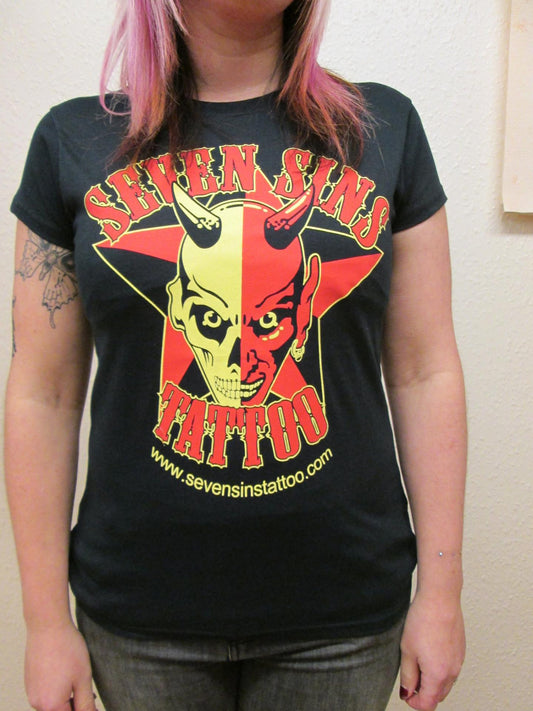 Seven Sins 2013 T-Shirt - Seven Sins Tattoo