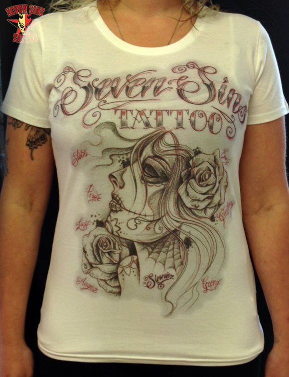 2014 Seven Sins T-Shirt - Seven Sins Tattoo