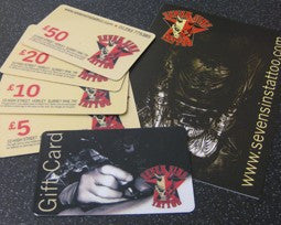 £20 Seven Sins Tattoo Gift Voucher - Seven Sins Tattoo